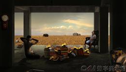 �ղ��¡�������֮��ĳ�·��ӡ